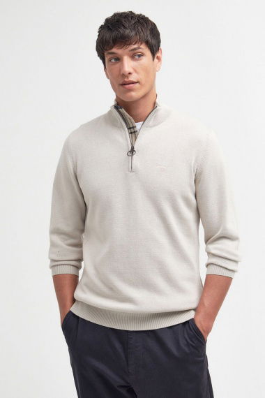 Jersey Cotton Half Zip