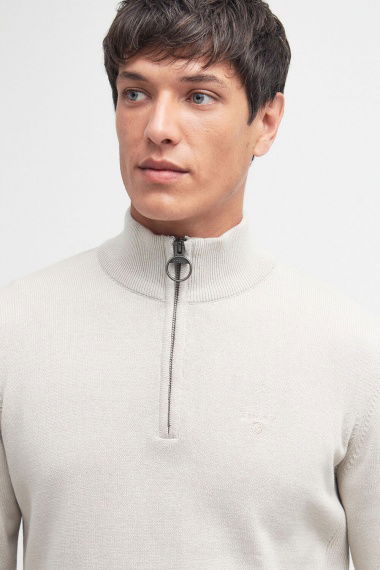 Jersey Cotton Half Zip