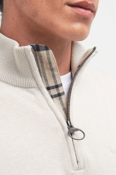 Jersey Cotton Half Zip