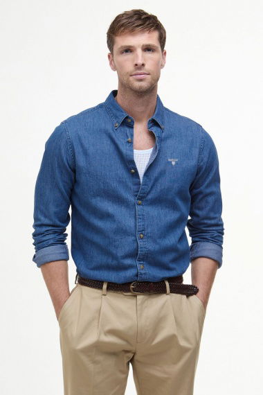 Camisa Denim Crest