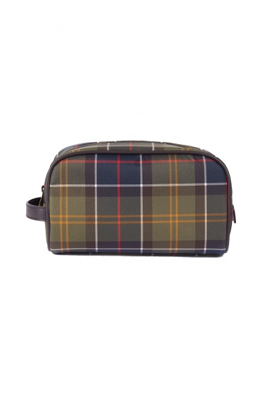 Neceser Tartan clásico verde