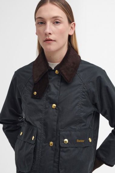 Chaqueta Cropped Beadnell® Wax