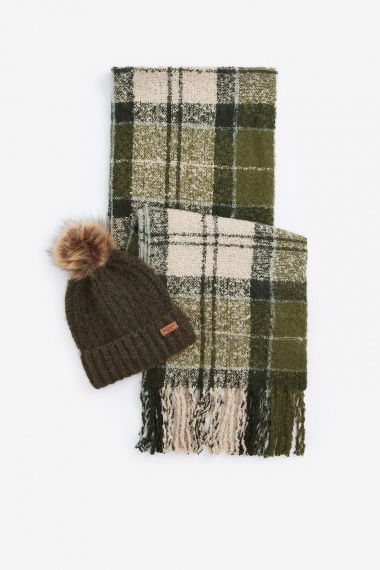 Set Gorro Saltburn & Bufanda Tartan