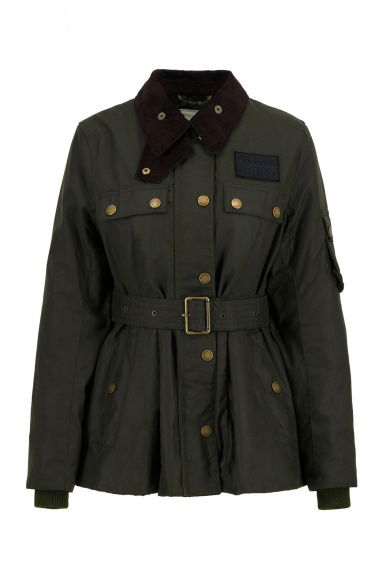 Chaqueta Barbour x ERDEM Constance Waxed