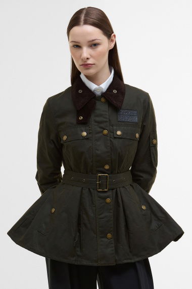 Chaqueta Barbour x ERDEM Constance Waxed