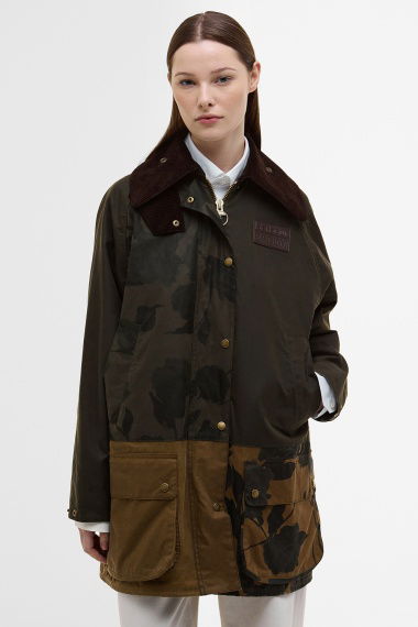 Chaqueta Barbour x ERDEM Beauflower Waxed