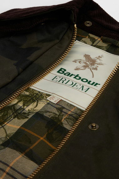 Chaqueta Barbour x ERDEM Beauflower Waxed