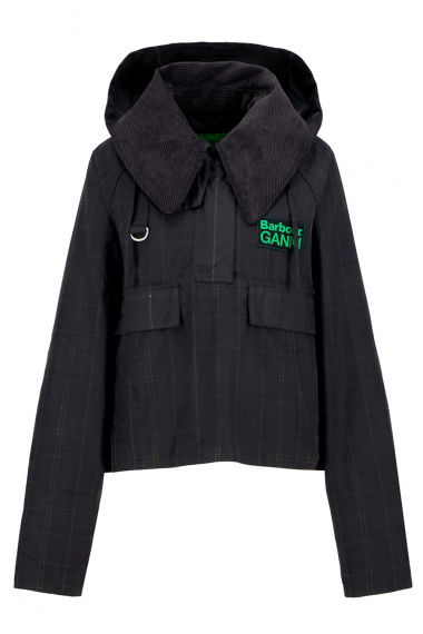 Chaqueta Barbour x GANNI Tartan Wax