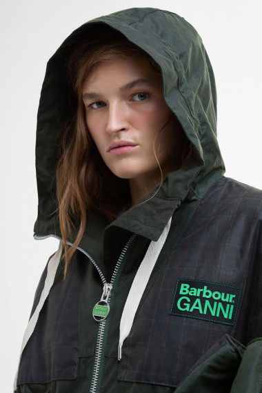 Parka Barbour x GANNI Wax