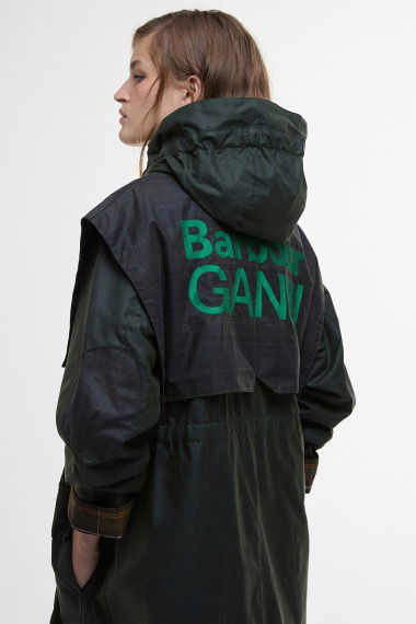 Parka Barbour x GANNI Wax