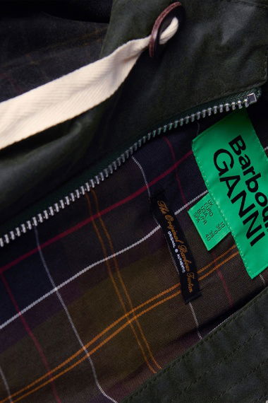 Parka Barbour x GANNI Wax