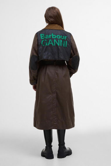 Gabardina Barbour x GANNI Wax