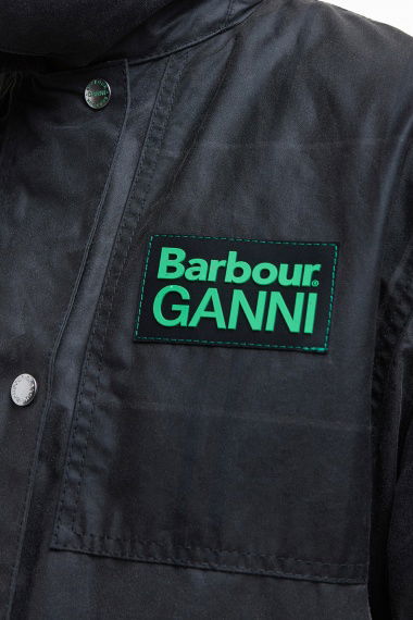 Chaqueta Barbour x GANNI Wax