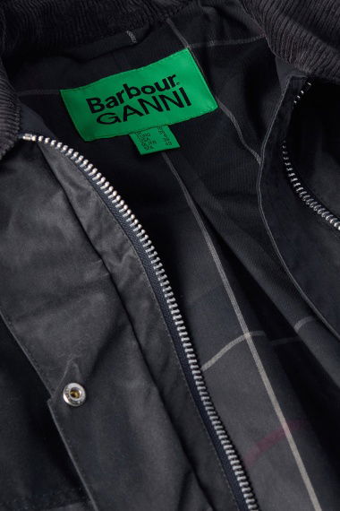 Chaqueta Barbour x GANNI Wax