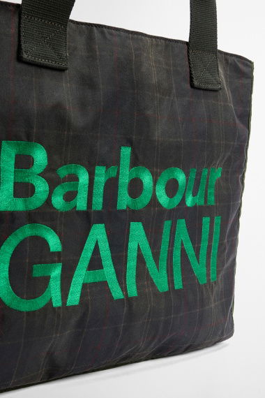 Bolso Tote Barbour x GANNI Wax