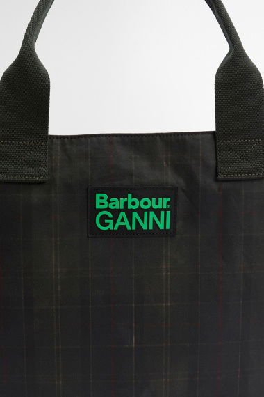 Bolso Tote Barbour x GANNI Wax