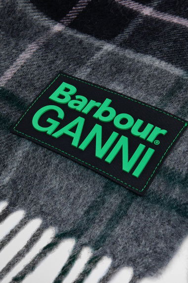 Bufanda Barbour x GANNI Tartan