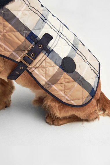 Abrigo Perro Tartan Quilted