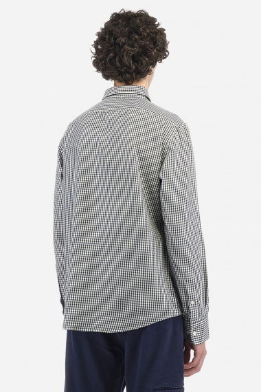 Camisa Taron Checked Off White