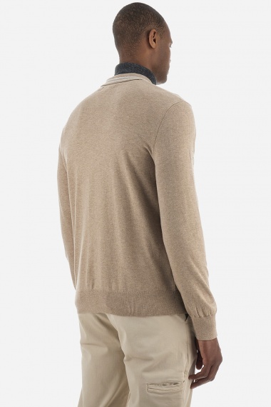 Polo Zundele Warm Taupe Melange