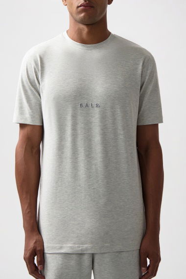 Camiseta Logo Slim Grey Melange