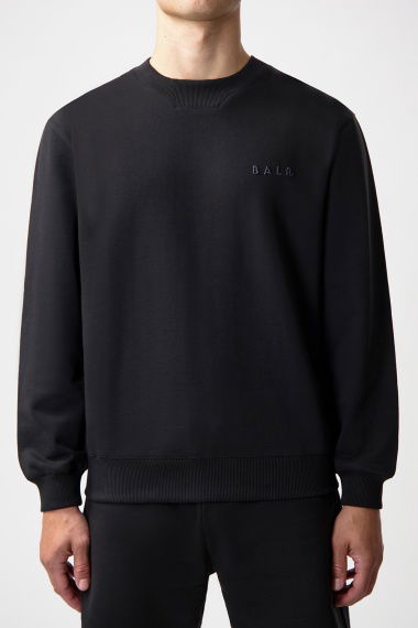 Sudadera Logo Crewneck Jet Black