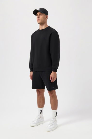 Sudadera Logo Crewneck Jet Black