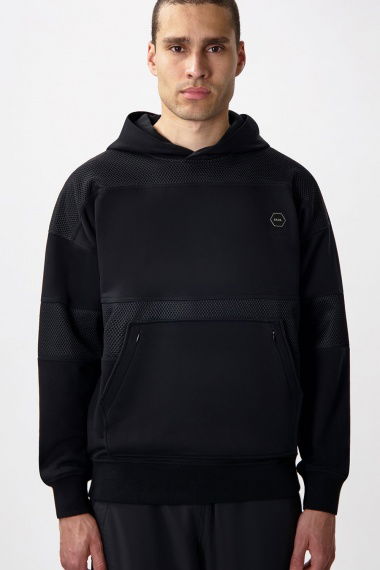 Sudadera Hexline Jet Black