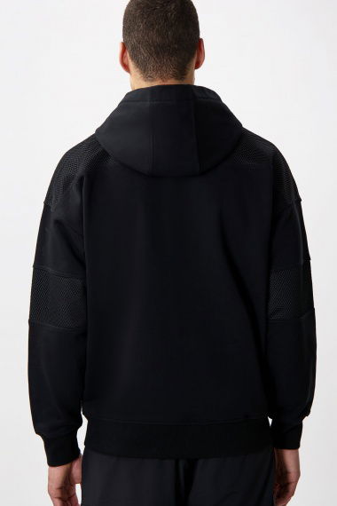 Sudadera Hexline Jet Black