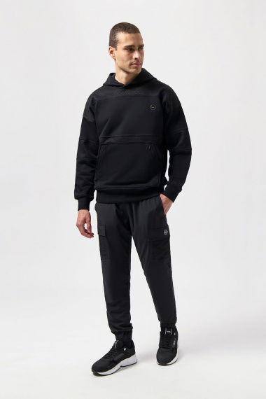 Sudadera Hexline Jet Black