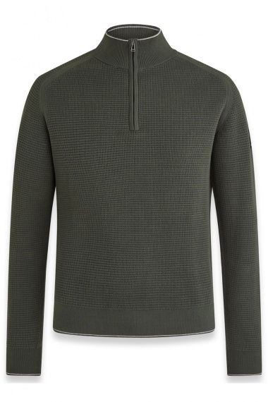 Jersey Cole Quarter Zip Tile Green