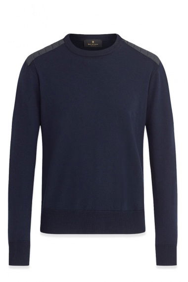 Jersey Kerrigan Crew Neck Washed Navy