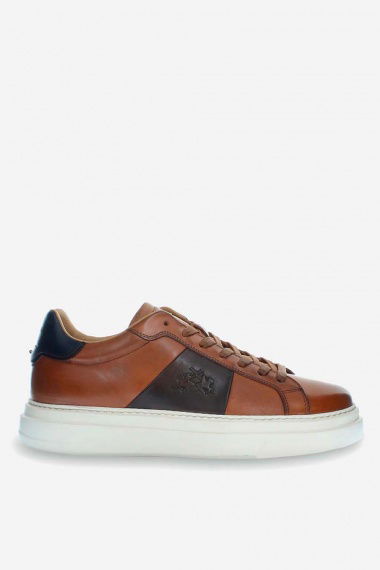 Zapatillas Leather Cognac