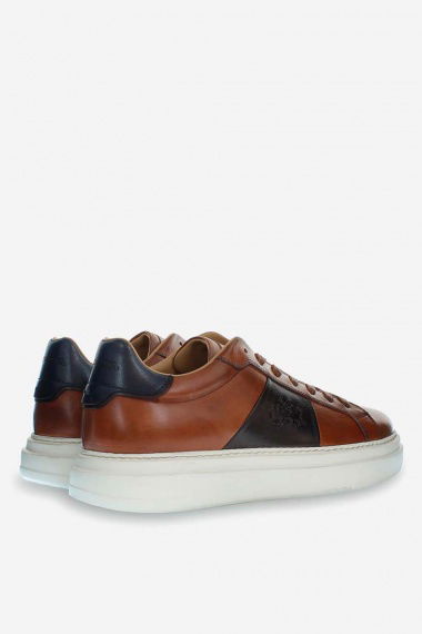 Zapatillas Leather Cognac