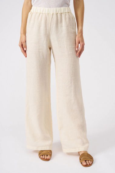 Pantalón Elasticized Ecru