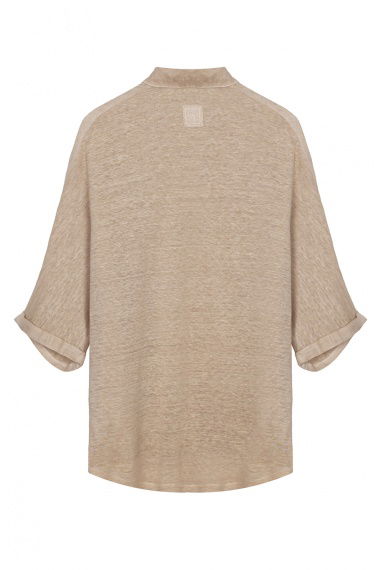 Camisa Short Beige Soft Fade