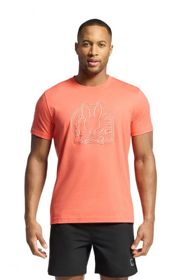 Camiseta Melbourne Graphic Hot Coral