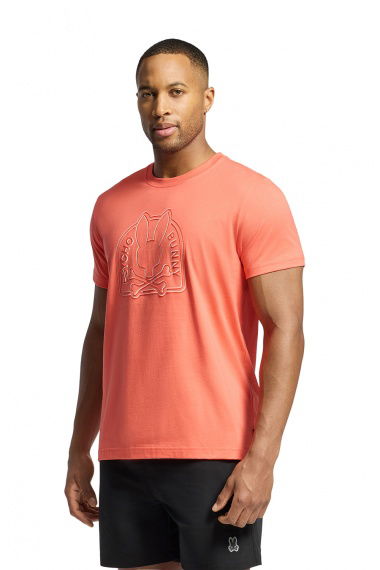 Camiseta Melbourne Graphic Hot Coral