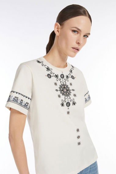 Camiseta Olga Ecru