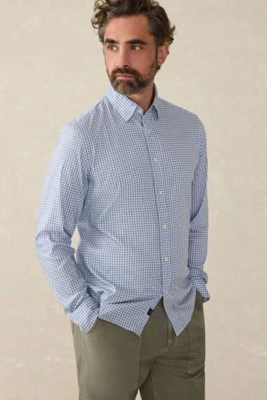 Camisa Movement Light Blue Gingham