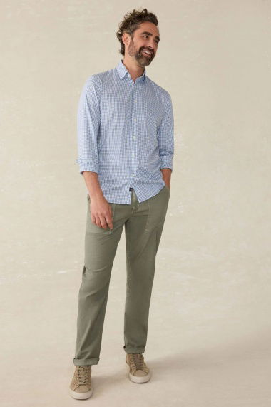 Camisa Movement Light Blue Gingham