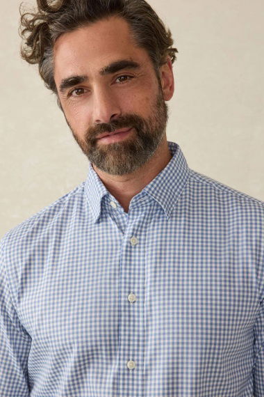 Camisa Movement Light Blue Gingham