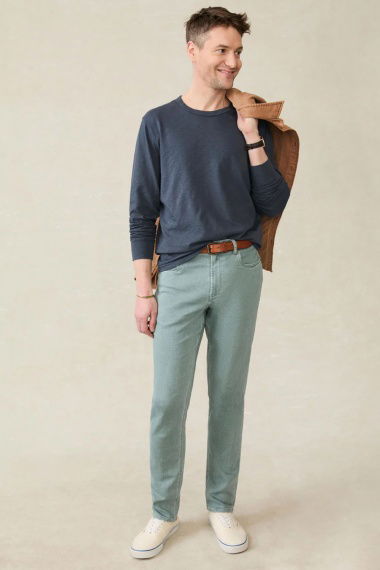 Pantalón Stretch Terry Ocean Glass