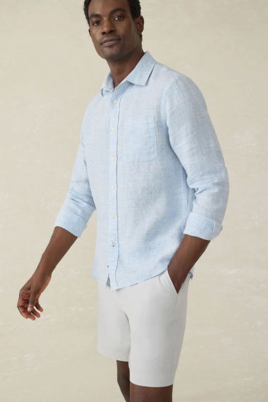 Camisa Laguna Light Blue Melange