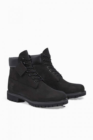 Botas Premium 6 Inch Waterproof Black Nubuck