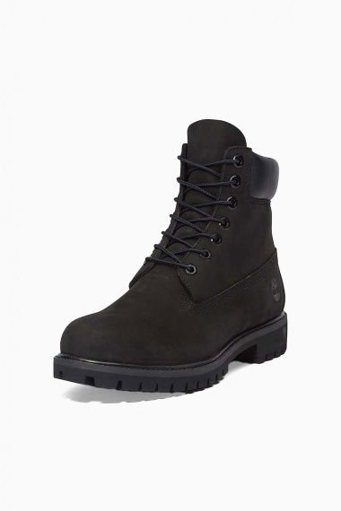 Botas Premium 6 Inch Waterproof Black Nubuck