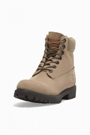 Botas Premium 6 Inch Beige Nubuck