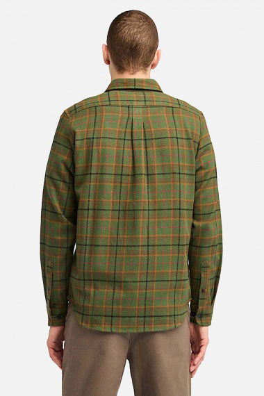 Camisa Midweight Flannel Check Dark Wheat