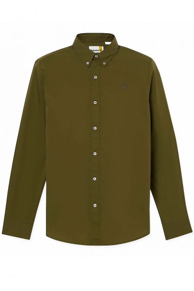 Camisa Poplin Dark Olive