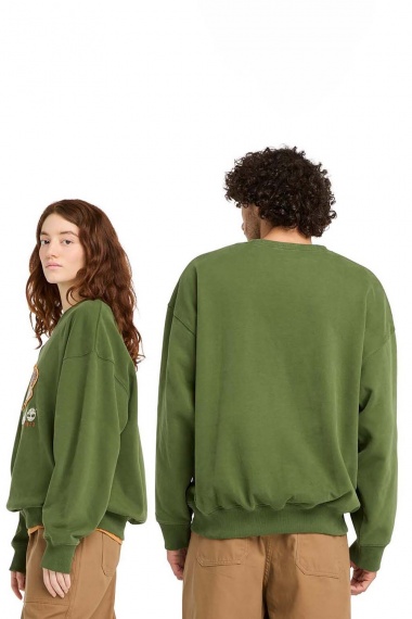 Sudadera Badge Forest Green